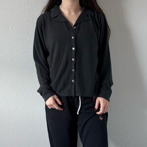 Vintage Dark Grey Van Hausen Button Up